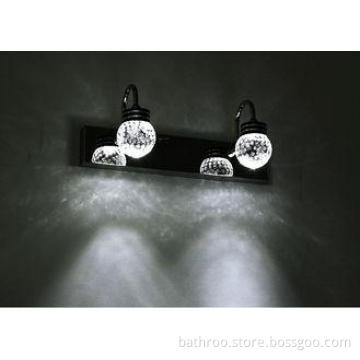 Hotel Crystal ball bathroom led mirror light 2W 100-240V AC